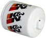 K&N HP-1002 Premium Oil Filter with Wrench Off Nut - High Flow Media, 1 Year Warranty
