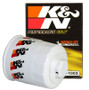 K&N HP-1003 Premium Oil Filter with Wrench Off Nut - High Flow Media, 1 Year Warranty