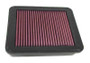 K&N 33-2170 High-Flow Replacement Panel Air Filter for 1998-2005 Lexus GS300 &amp; IS300 - 9.688x8.188 in, Sealing Grease Included