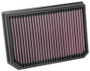 K&N High-Flow Air Filter 33-3133 - Panel Replacement Filter