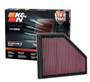 K&N High-Flow Air Filter 33-3136 - Panel Replacement Filter