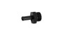 Vibrant 17006 Male ORB to Hose Barb Adapter -20 ORB x 1.50" Barb Black Anodized