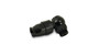 Vibrant 29918 Banjo Hose End for PTFE Lined Flex Hose -3AN x 1/8" NPT Black