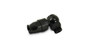 Vibrant 29926 Banjo Hose End for PTFE Lined Flex Hose -6AN x -6 ORB Black