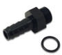 Vibrant 11315 Male ORB to Hose Barb Adapter -6 ORB x 1/8" Barb Black