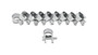 Vibrant 12234 Fuel Injector Style Mini Hose Clamps, 11-13mm (10 Pack)