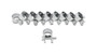 Vibrant 12234 Fuel Injector Style Mini Hose Clamps, 11-13mm (10 Pack)