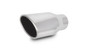 Vibrant 1406 4.5" x 3" Oval Stainless Exhaust Tip Single Wall Angle Cut 2.5" Inlet