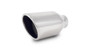 Vibrant 1343 4.00" Outlet O.D. Stainless Steel Tip (Double Wall, Angle Cut) 3.00" Inlet