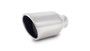 Vibrant 1343 4.00" Outlet O.D. Stainless Steel Tip (Double Wall, Angle Cut) 3.00" Inlet