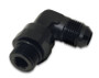 Vibrant 16963 90 Degree Swivel Adapter -8 AN to -6 ORB Black Anodized