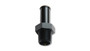 Vibrant 11642F Male NPT to Hose Barb Straight Adapter 1/16" NPT x 1/4" Barb Black Anodized