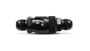 Vibrant 20804 Dry Break Quick Release Adapter Fitting -4AN Black Anodized 6061 Aluminum 2400 PSI