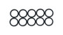 Vibrant 20884 Rubber O-Rings -4AN Pack of 10