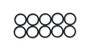 Vibrant 20884 Rubber O-Rings -4AN Pack of 10