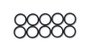 Vibrant 20899 Rubber O-Rings -20AN Pack of 10