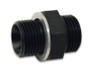 Vibrant 16692 Male ORB to Male Metric Adapter -6 ORB x M16x1.5 Black Anodized 6061 Aluminum