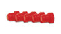 Vibrant 29803 Male AN Flare Plug -3AN Red Plastic