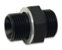 Vibrant 16698 Male ORB to Male Metric Adapter -8 ORB x M18x1.5 Black Anodized 6061 Aluminum