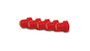 Vibrant 29820 Male AN Flare Plug -20AN Red Plastic
