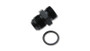 Vibrant 16825 Male AN to Male ORB Straight Adapter -6AN x -4 ORB Black Anodized 6061 Aluminum