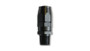 Vibrant 26006 Male Straight Hose End Fitting -10AN x 3/8" NPT Black Anodized 6061 Aluminum