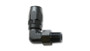 Vibrant 26909 Male Hose End Fitting -12AN x 3/4" NPT 90 Degree Black Anodized 6061 Aluminum