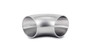 Vibrant 13302 90 Degree Brushed Mandrel Bend 1.50" OD 304 Stainless Steel