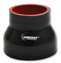 Vibrant 19710 Reducer Coupler 0.75" I.D. x 0.5" I.D. x 4" Long Black 4-Ply Aramid Reinforced