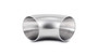 Vibrant 13306 90 Degree Brushed Mandrel Bend 2.00" OD 304 Stainless Steel