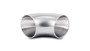 Vibrant 13306 90 Degree Brushed Mandrel Bend 2.00" OD 304 Stainless Steel