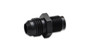 Vibrant 16438 Inverted Flare to AN Adapter -8AN x 5/8"-18 Black
