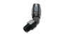 Vibrant 26404 Male Hose End Fitting -8AN x 3/8" NPT 45 Degree Black Anodized 6061 Aluminum