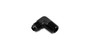 Vibrant 10268 90 Degree AN to NPT Adapter -8AN x 1/2" NPT Black Anodized 6061 Aluminum