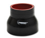 Vibrant 19741 Reducer Coupler 3.5" I.D. x 4" I.D. x 4.5" Long Black 4-Ply Aramid Reinforced