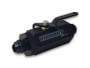 Vibrant 16744 Shut Off Valve -4AN Black Anodized