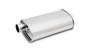 Vibrant 1106 StreetPower Oval Muffler, 2.5" inlet/outlet (Offset-Center)
