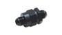 Vibrant 11116 Ball Style Inline One Way Check Valve, -6AN Male to -6AN Female ORB Black Anodized
