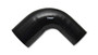 Vibrant 19797 90 Degree Reducer Elbow 4.00" I.D. x 3.50" I.D. x 4.00" Leg Length Black