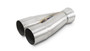 Vibrant 10353 2-1 Merge Collector 1.75" Inlet x 2.25" Outlet 8" Long 304 Stainless Steel