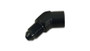 Vibrant 11301 45 Degree Male AN to Female NPT Adapter -4AN x 1/8" NPT Black Anodized 6061 Aluminum