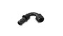 Vibrant 22206 Push-On 120 Degree Hose End Elbow Fitting -6AN Black Anodized 6061 Aluminum