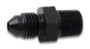 Vibrant 12746 Male AN to Male BSPT Adapter -10AN x 3/4"-14 Black Anodized