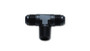 Vibrant 10465 Male AN to NPT Tee Adapter -12AN x 3/4" NPT Black Anodized 6061 Aluminum