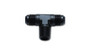 Vibrant 10465 Male AN to NPT Tee Adapter -12AN x 3/4" NPT Black Anodized 6061 Aluminum