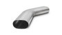 Vibrant 13189 45 Degree Horizontal Oval Mandrel Bend 3" 304 Stainless Steel
