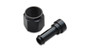 Vibrant 11216 Female AN to Hose Barb Straight Adapter, -6AN x 3/8" Black Anodized