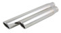 Vibrant 1303 Exhaust Tail Pipe Tip - 4" Outlet O.D., 2.25" Inlet, Angle Cut Rolled
