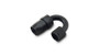 Vibrant 21808 180 Degree Swivel Hose End Fitting -8AN Black