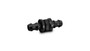 Vibrant 11244 -12AN Barbed Union Fitting Black Anodized